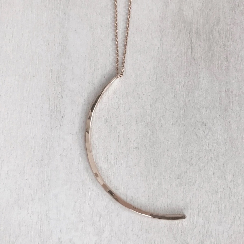 New in box James Michelle Crescent Moon Necklace